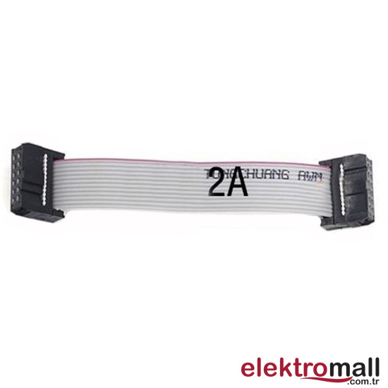 10cm 2A 8Pin Soket IDC Kablo 10cm 2A 8Pin Soket IDC Kablo
