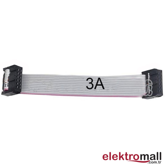 10cm 3A 12Pin Soket IDC Kablo 10cm 3A 12Pin Soket IDC Kablo