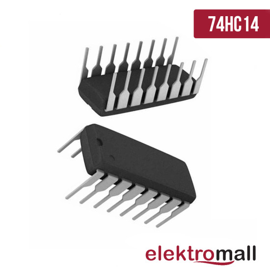 74HC14 DIP-14 Schmitt Trigger Entegresi 74HC14 DIP-14 Schmitt Trigger Entegresi