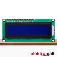1602 Karakter Lcd Aydınlatmalı Mavi Ekran 16x2