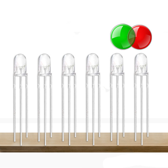 5mm Kırmızı-Yeşil Ortak Anot Led 5mm Kırmızı-Yeşil Ortak Anot Led
