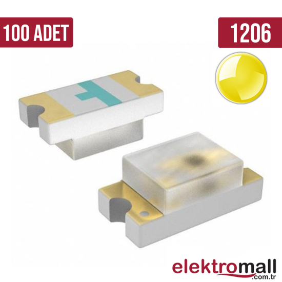 1206 Sarı Smd Led