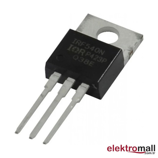 IRF540 Power Mosfet N Kanal TO-220 33A 100V IRF540 Power Mosfet N Kanal TO-220 33A 100V