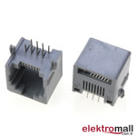 Rj45 8P8C 90 Derece Dişi Soket Rj45 8P8C 90 Derece Dişi Soket