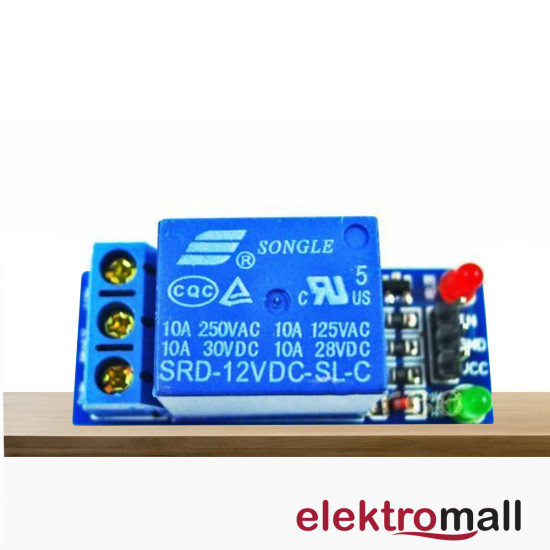 Röle Modülü - 1 Kanal 12V Arduino