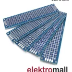 2X8cm Mavi Çift Taraflı Prototip Pcb Kartı 