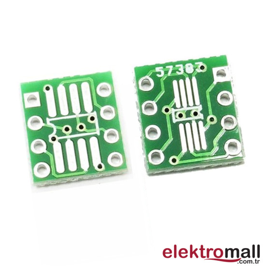 SO8/SOIC8 To DIP 8 Çevirici PCB SO8/SOIC8 To DIP 8 Çevirici PCB