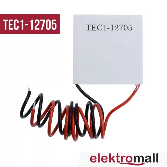 Tec1-12705 Termoelektrik Soğutucu - Peltier Soğutucu Tec1-12705 Termoelektrik Soğutucu - Peltier Soğutucu