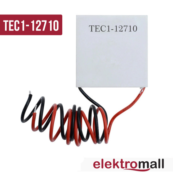 Tec1-12710 Termoelektrik Soğutucu - Peltier Soğutucu Tec1-12710 Termoelektrik Soğutucu - Peltier Soğutucu