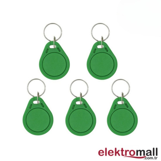 RFID 125KHz Manyetik Anahtarlık Yeşil RFID 125KHz Manyetik Anahtarlık Yeşil