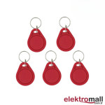 RFID 125KHz Manyetik Anahtarlık Kırmızı RFID 125KHz Manyetik Anahtarlık Kırmızı