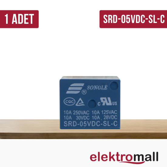 Srd-05Vdc-Sl-C - 5V Role 10A 5Pin