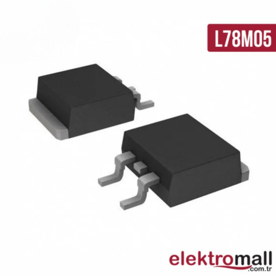 L78M05 5V 1.5A Dpak Smd Regülatör