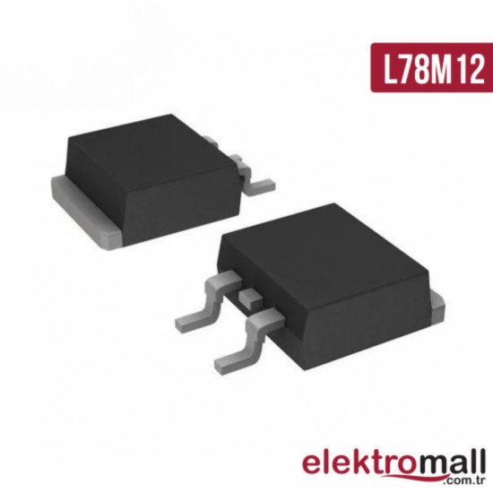 L78M12 12V 1.5A Dpak Smd Regülatör