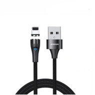Joyroom S-1021X1 Manyetik Siyah Şarj Kablosu Iphone 2.1A 1M