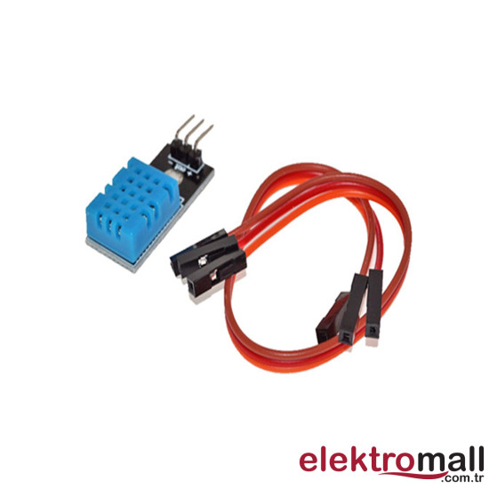 Dht11 Kablolu Nem-Isı-Sıcaklık Sensör Modülü Dht11 Kablolu Nem-Isı-Sıcaklık Sensör Modülü