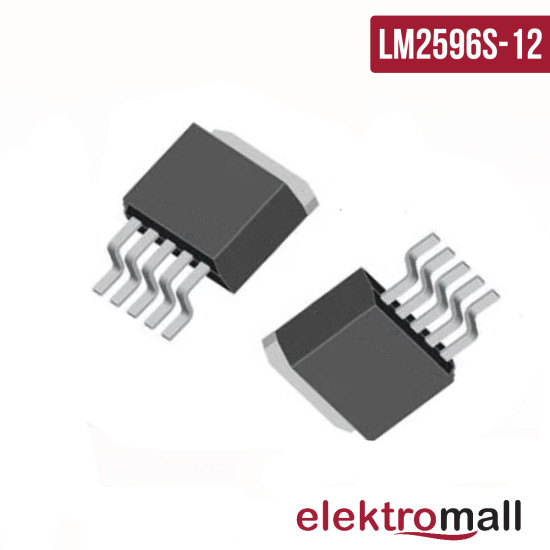Lm2596S-12V Voltaj Regülatörü DPAK2 To263-5 Lm2596S-12V Voltaj Regülatörü DPAK2 To263-5