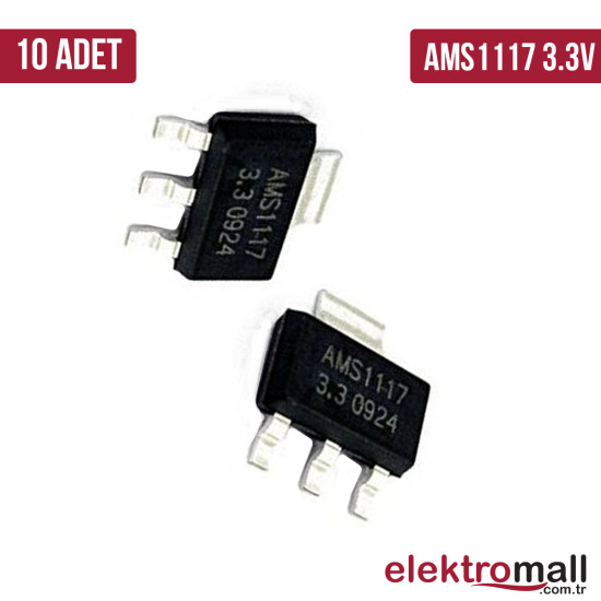 AMS1117 3V3 Sot223 Voltaj Regülatörü AMS1117 3V3 Sot223 Voltaj Regülatörü