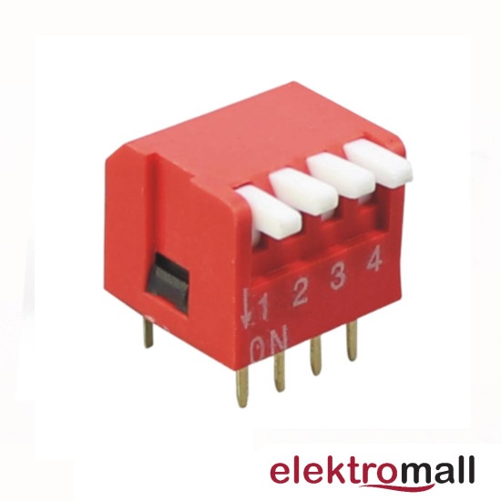 4 Pin 90C Dip Switch