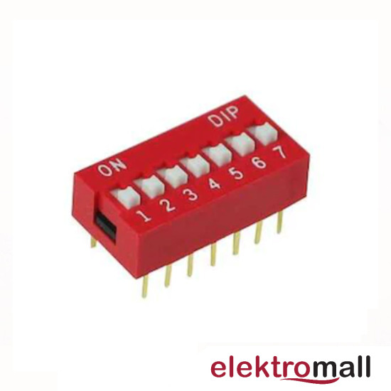 7 Pin 180C  Dip Switch