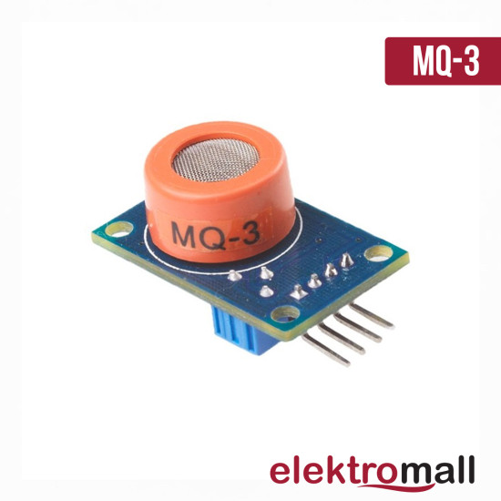 MQ-3 Alkol Etanol Algılayıcı Sensör Modülü