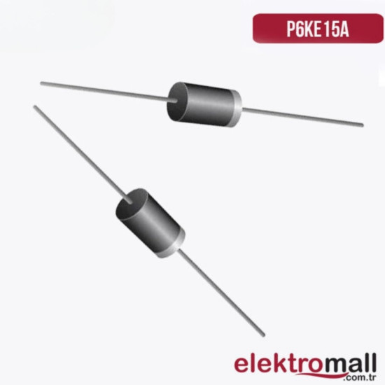 P6KE15A DO-15 15V 600W Tvs Diyot P6KE15A DO-15 15V 600W Tvs Diyot