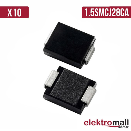 1.5SMCJ28CA DO-214Ab 28V 1500W Tvs Diyot 1.5SMCJ28CA DO-214Ab 28V 1500W Tvs Diyot