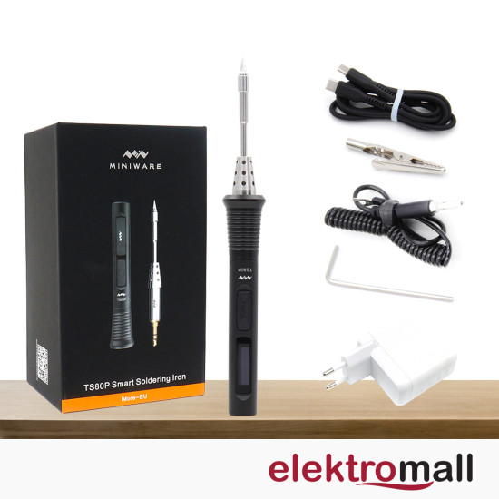 Ts80P Mini Akıllı Taşınabilir Dijital Havya + Adaptör Dahil Ts80P Mini Akıllı Taşınabilir Dijital Havya + Adaptör Dahil