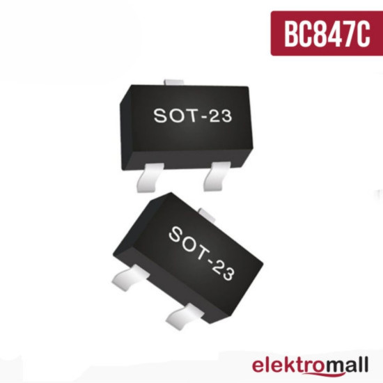 BC847C Transistör Sot-23 45V Npn 100mA BC847C Transistör Sot-23 45V Npn 100mA