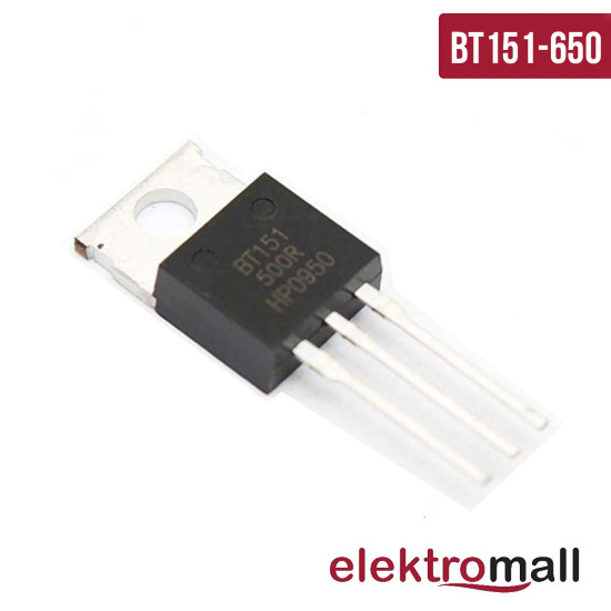 Bt151-650R Tristör TO-220 12A 650V Bt151-650R Tristör TO-220 12A 650V