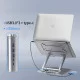 Type-C Ergonomik Dizüstü Bilgisayar Standı ve Bağlantı İstasyonu Type-C Ergonomik Dizüstü Bilgisayar Standı ve Bağlantı İstasyonu